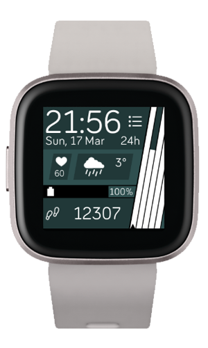 how do i set up the weather on my fitbit versa